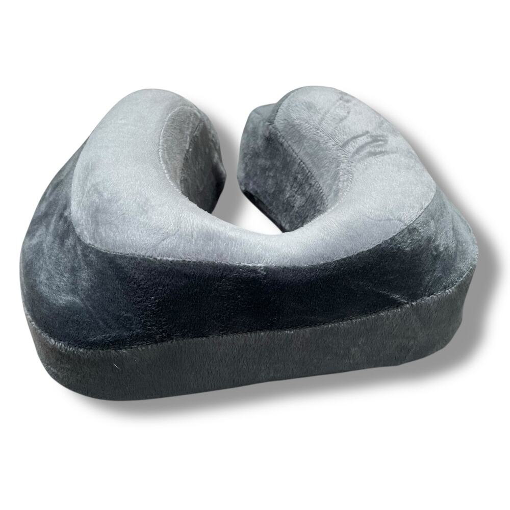 Cabeau Evolution Earth Neck Pillow Memory Foam Travel Support Washable Bag Gray - Picture 12 of 13